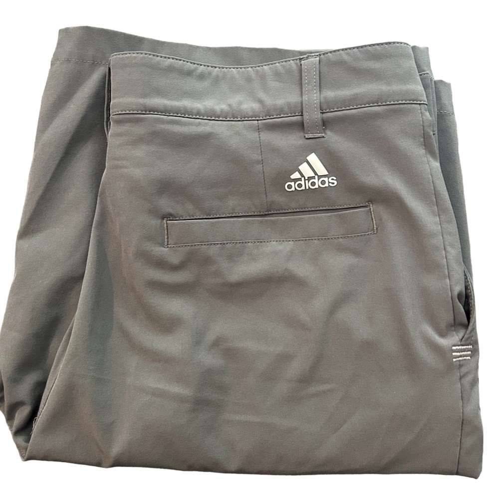 Adidas Golf Shorts Mens 32 Gray Performance Stretch Pockets!